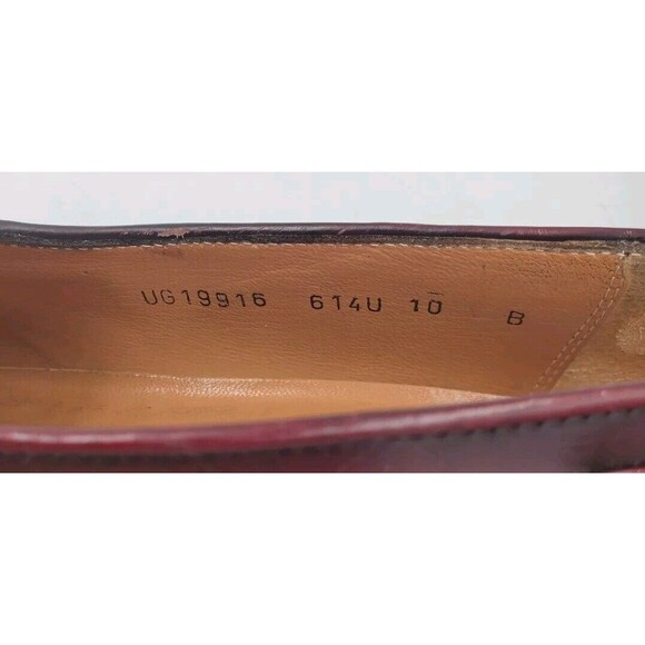 SALVATORE FERRAGAMO Tassel Loafers Mens‎ 10 B Dress Shoes Wingtip Burgundy main image 6